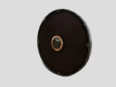 Boromir Shield Low-poly 3D model