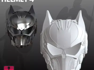 Cosplay Helmets STL Collectible 3D Models 3D print model purchase