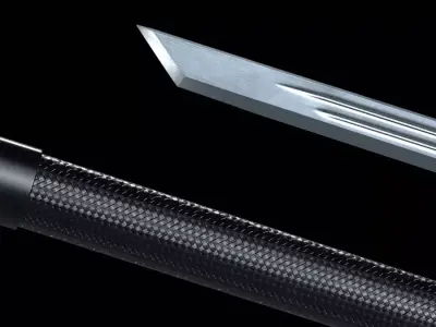 Pride Ninjato Sword Free low-poly 3D model