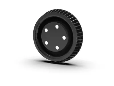 drum brake wheel 3D print model