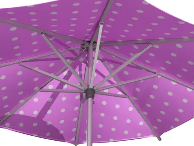 Umbrella Low-poly 3D model purchase