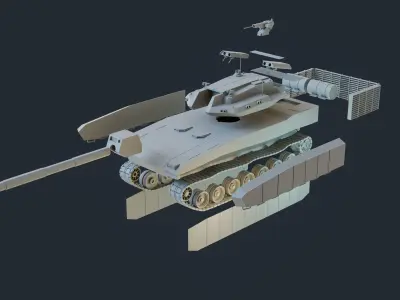 Tank ZTZ 20 Ready for 3D printing 3D print model