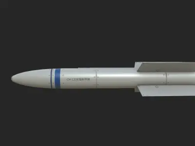 Chinese CM-120 Anti-Radiation Missile CM120 PLAAF Low-poly 3D model