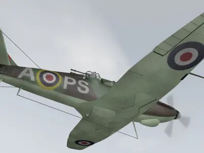 Boulton Paul Defiant Mk-2 3D model