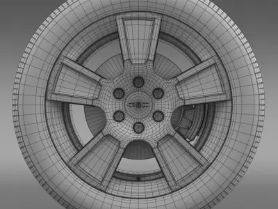 GMC Sierra Regular cab wheel 3D model