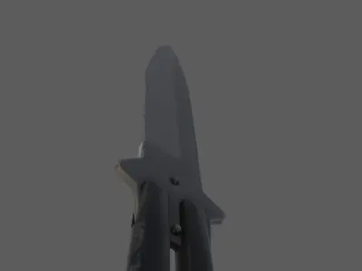 Butterfly knife 3D model