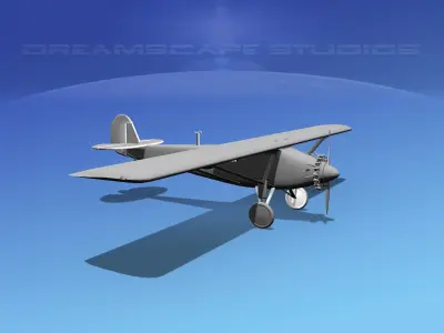 Ryan NYP Spirit of St Louis VBM 3D model