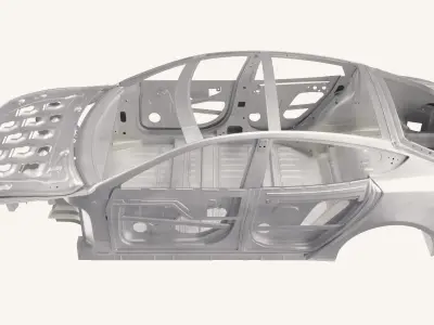 Tesla Model S Frame 3D model