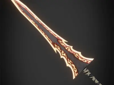 Solo Leveling Igris Sword for Cosplay 3D print model