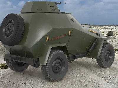 BA 64  Arnold 3D model