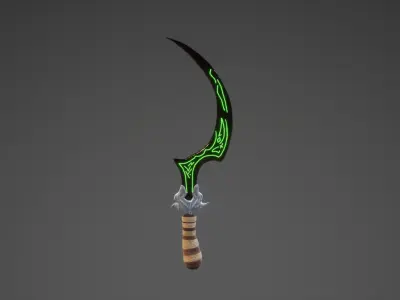 Fantasy Weapon Free low-poly 3D model