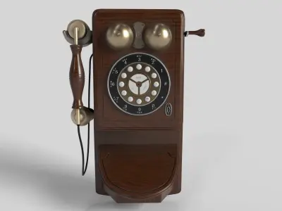 Phone retro Free 3D model