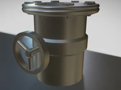 Fuel Tank High Poly Model 3D model