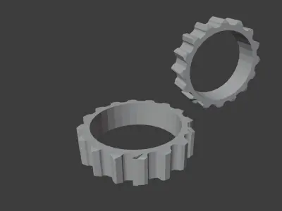 Gear Wheel 3D Model 3D model