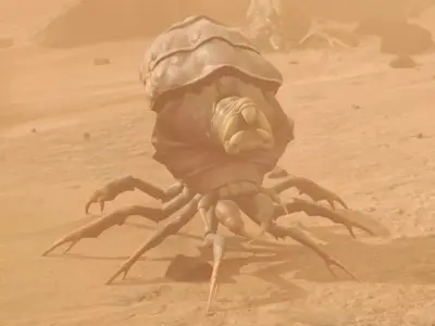 Bane Back Spider Free 3D model