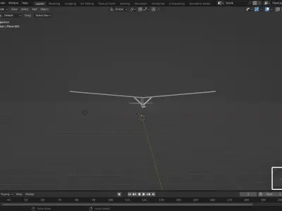 model plane glider Free 3D print model