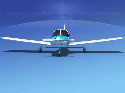 Piper PA-28 V11 3D model