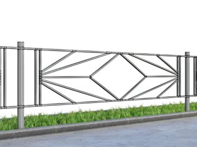 Lawn fences Part 1 3D model