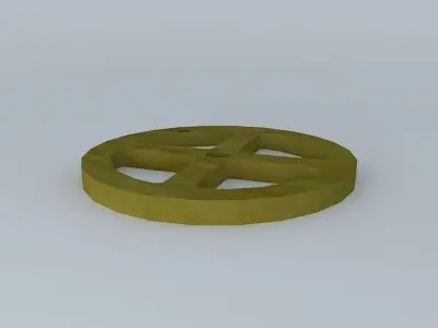 Relieved wheel 3D model
