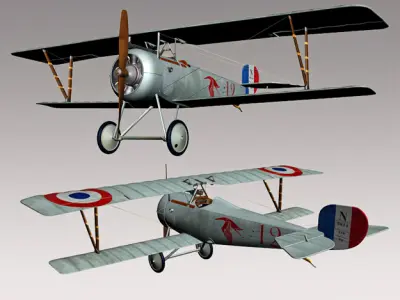Nieuport 17 3D model