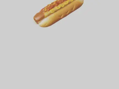 Chili dog model 3D model