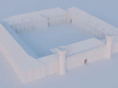 Castello di Pollenzo - High-Quality 3D model