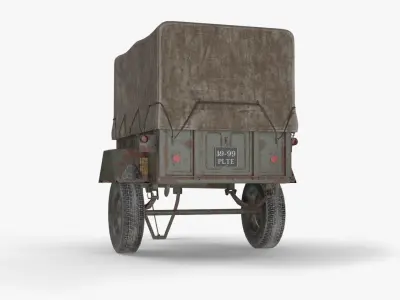 Gaz 704 Low-poly 3D model