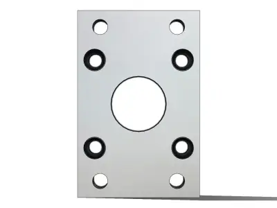 Flange Airtac FA 80 3D model