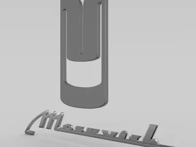 moskvich logo 3D model