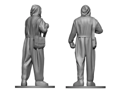 Hazmat suit 3D print model