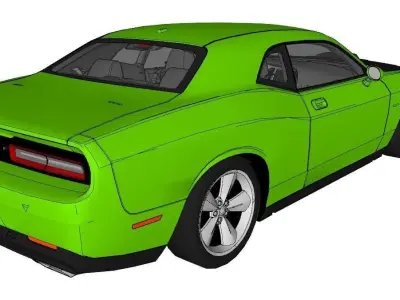 Dodge 2015 Challenger R-T 3D model