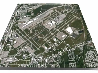 Indianapolis International Airport United States 3D model