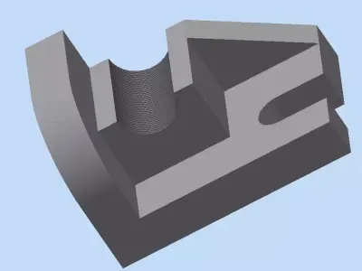 A simpel part 3D model