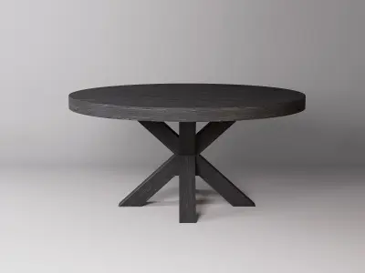 Cubano round dining table Free 3D model