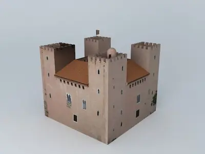 Old castle Free 3D model