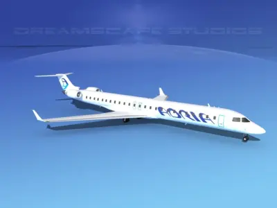 Bombardier CRJ1000 Adria 3D model