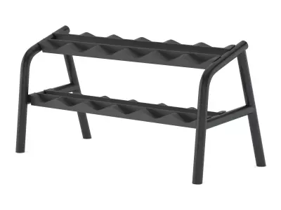 Technogym Dumbbell Rack 3D model