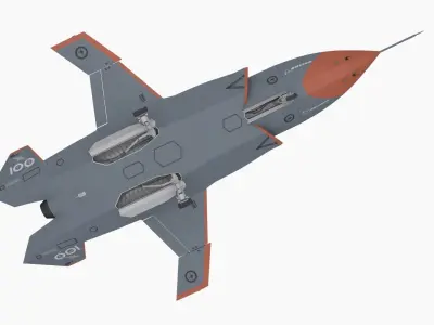 Boeing Loyal Wingman Military Drone MQ-28A Ghost Bat 3D model