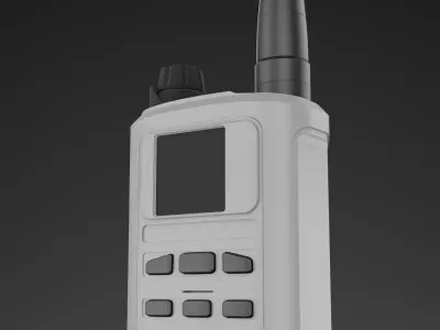 Transceiver walkie talkie 3D model