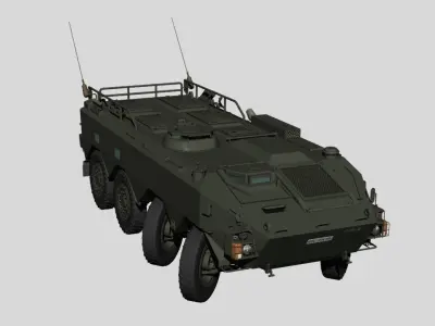 Japan Ground Self-Defense Force Type96 APC Default Color 3D model