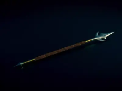 Elven Spear Free 3D model