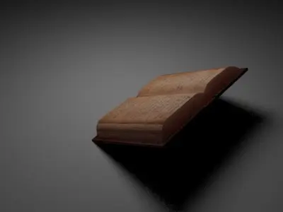 open book Free 3D model purchase