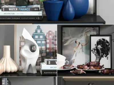 Scandinavian set 008 3D model