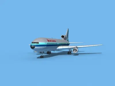 Lockheed L-1011 TriStar Air Canada 3 3D model