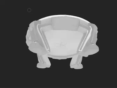 Sci-Fi Jump Pad  Launch Pad Free 3D model