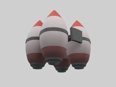Jet Pack v2 001 Low-poly 3D model