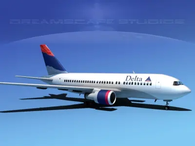 Boeing 767-100 Delta 3 3D model