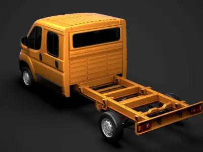 Citroen Relay Chassis Truck Crew Cab 4035WB 2020 3D model