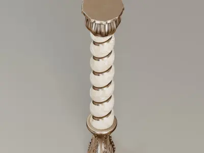 Solomonic column 3D model