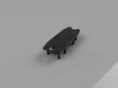 Racing FPV Drone Frame 3D Printing 3D print model